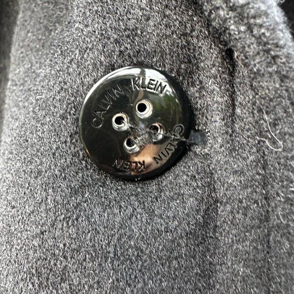 Calvin Klein Women's Classic Black Trench Coat - Picture 4 of 9